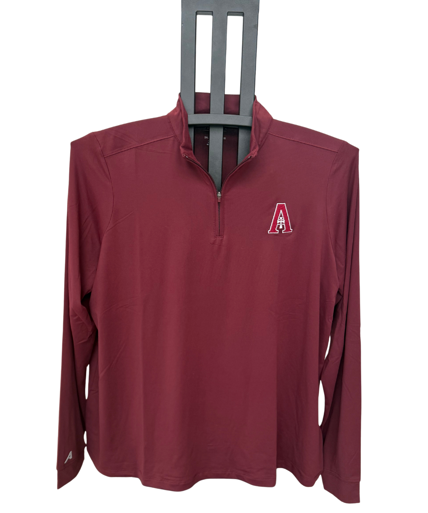 Antigua 1/4-Zip Performance Pullover (Ladies) - Maroon