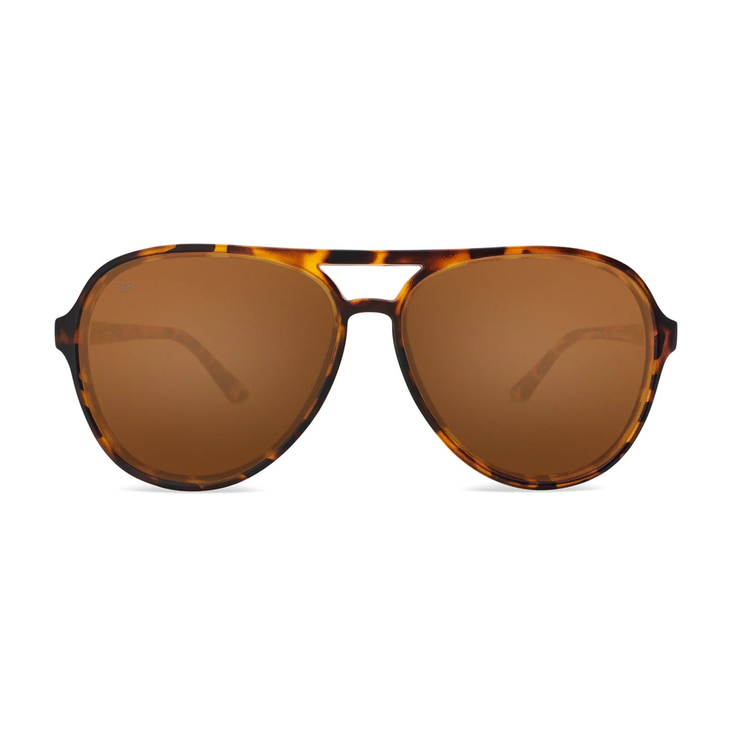Shady Rays Aviator Crossover - Amber Tortoise Polarized Sunglasses