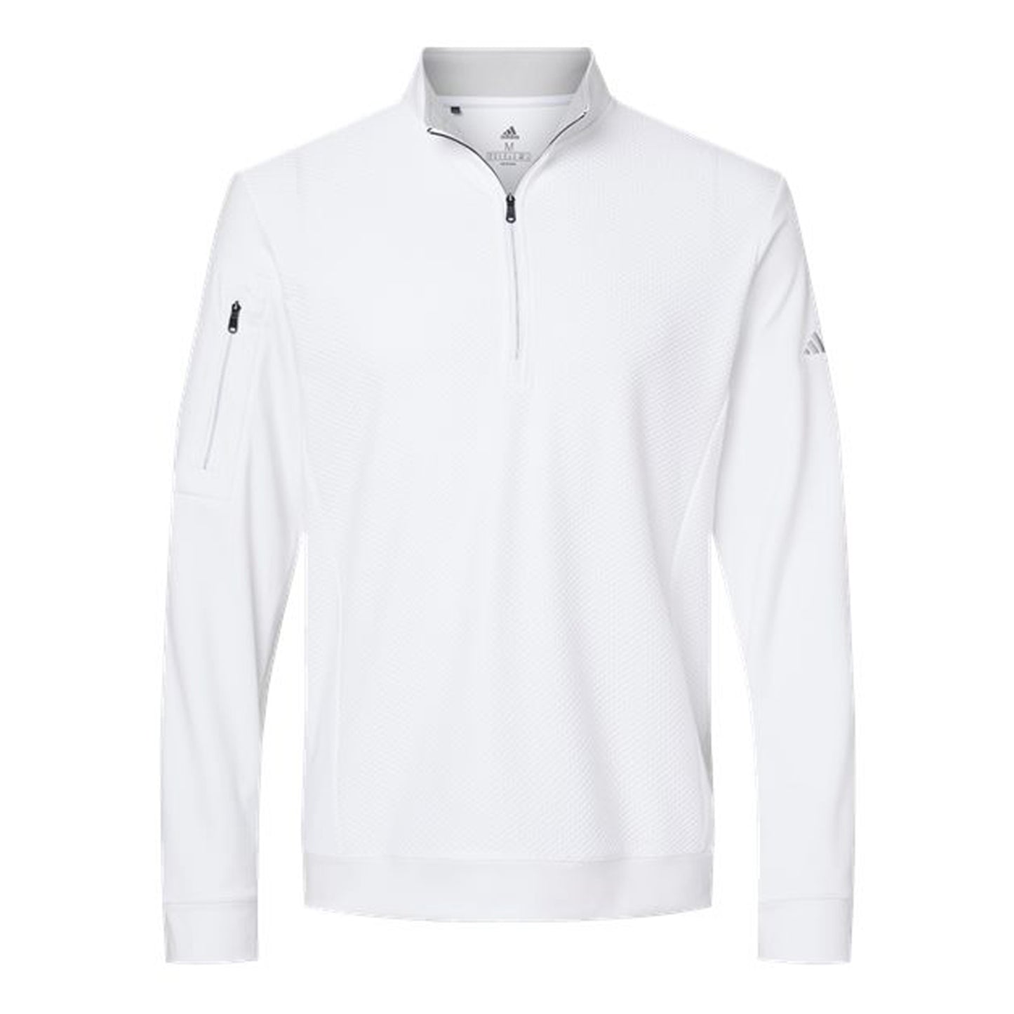 Customized Adidas Performance Textured Quarter-Zip Pullover - Men's - Various Colors