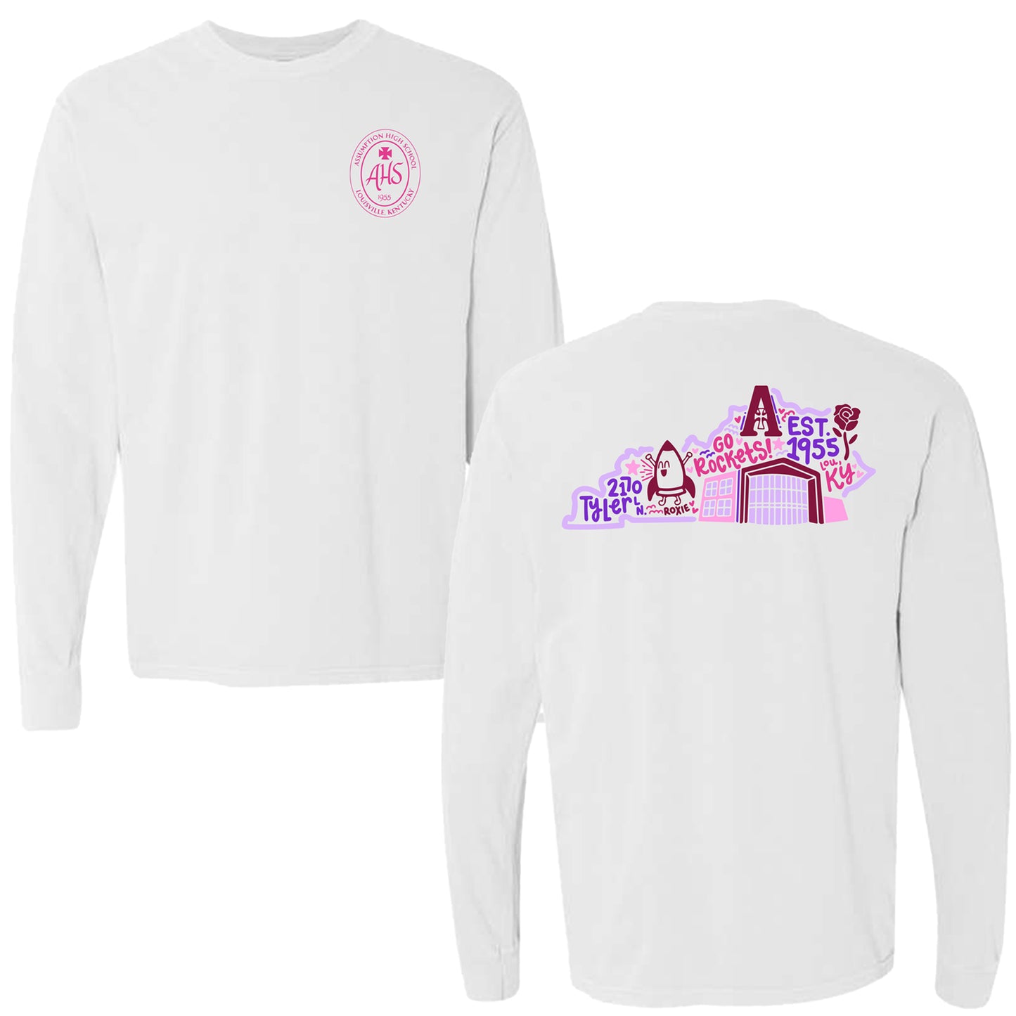 T-shirt - AHS Collage Long Sleeve