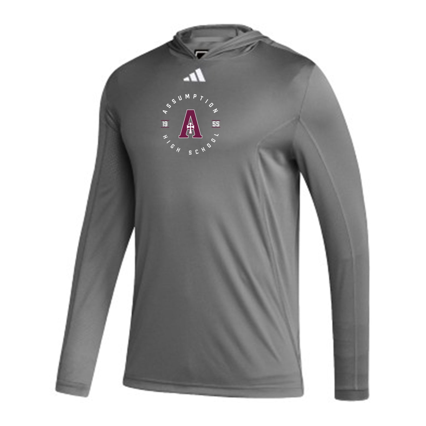 Pullover - Adidas - Thin Dry Fit Hoodie - Unisex - Grey - AHS