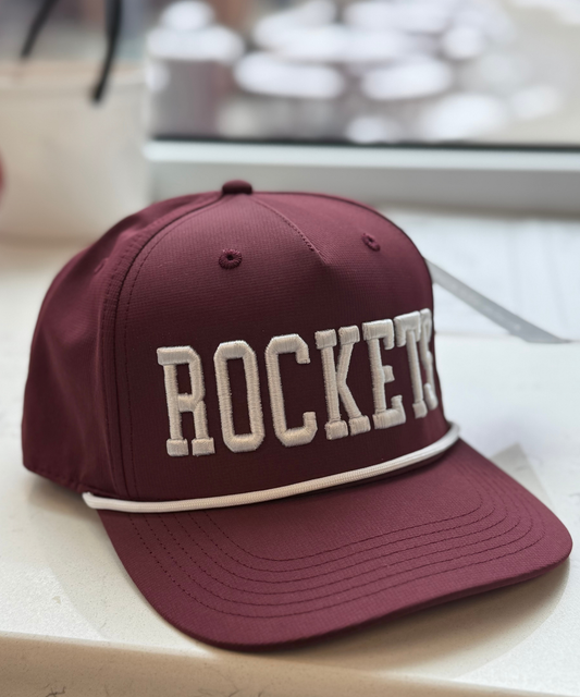 Icon Performance Rope Hat - Maroon- Puff Rockets