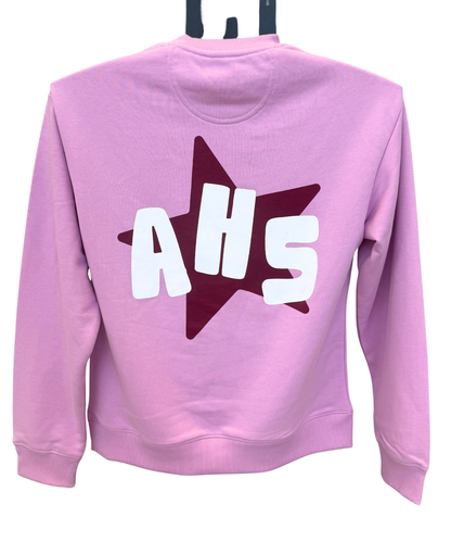 American Apparel - Crew Neck Sweatshirt - Pink - Star AHS