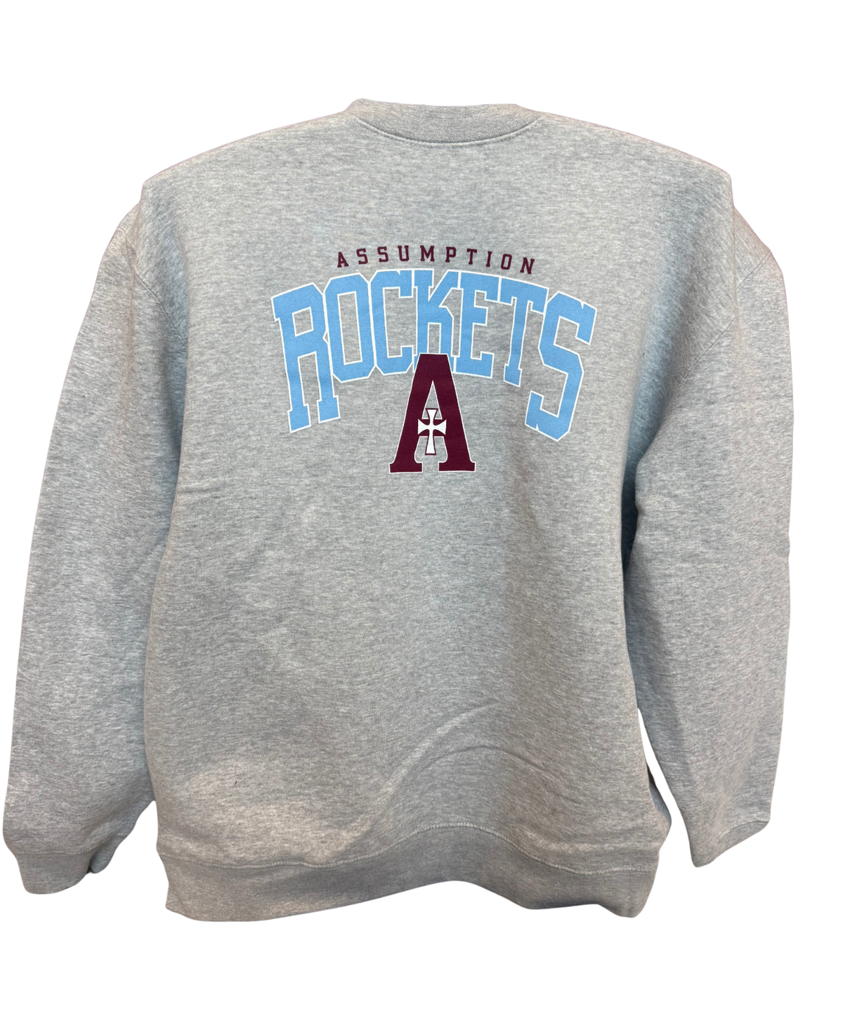 Lane Seven - Heather Gray - Crew Neck Sweatshirt - AHS Rockets