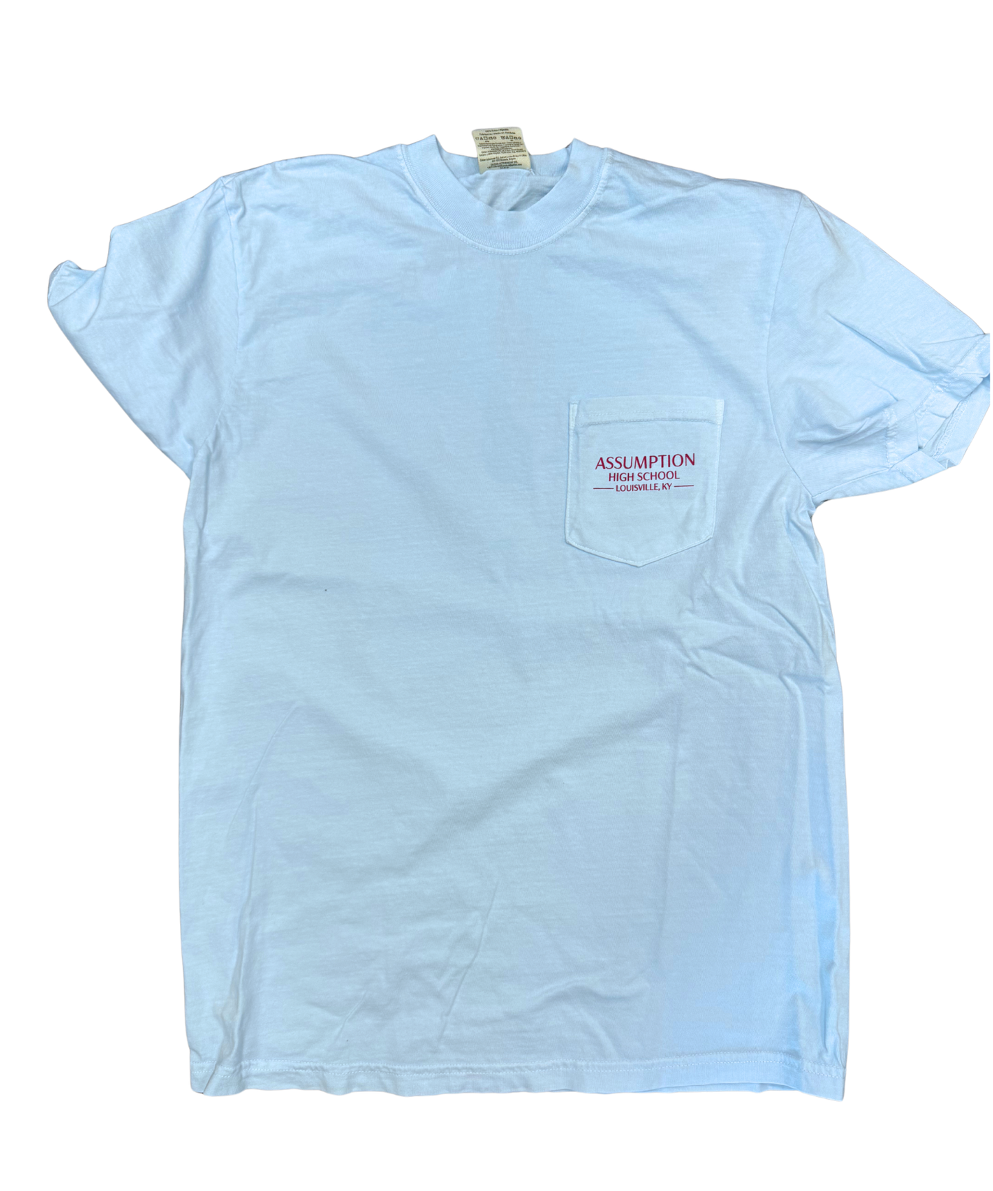 T-Shirt Pocket T- Light Blue - Rosie Wolfram '27 Design