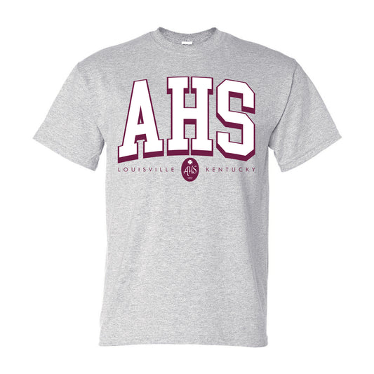 T-Shirt - Grey - AHS Crest