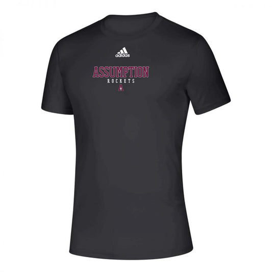 T-shirt - Black - Adidas Dry Fit - Assumption Rockets (Ladies, Unisex and Youth)