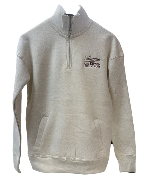 Quarter Zip- Oatmeal-Alumna 1955 Assumption High School