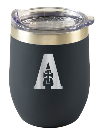 Tumbler 16oz Black "A" Logo