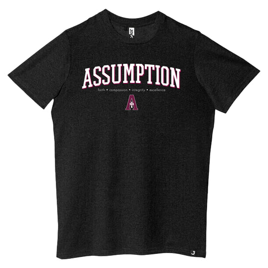 T-Shirt - Fair Trade - Black - Assumption Mission