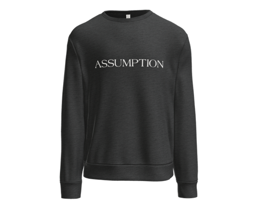 Assumption Charcoal Crewneck Sweatshirt