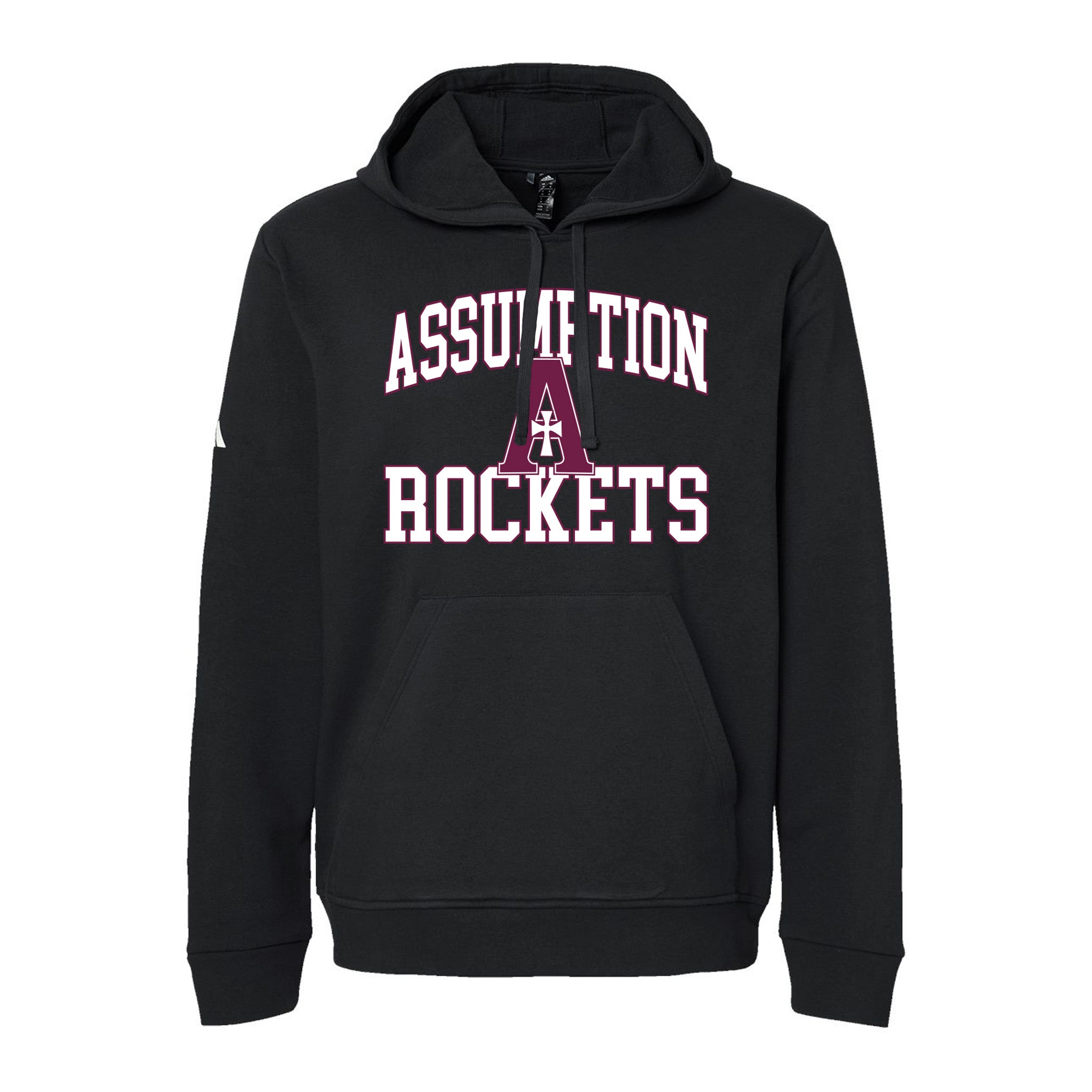 Assumption Rockets Adidas Hoodie - Black – Assumption High School Campus Store