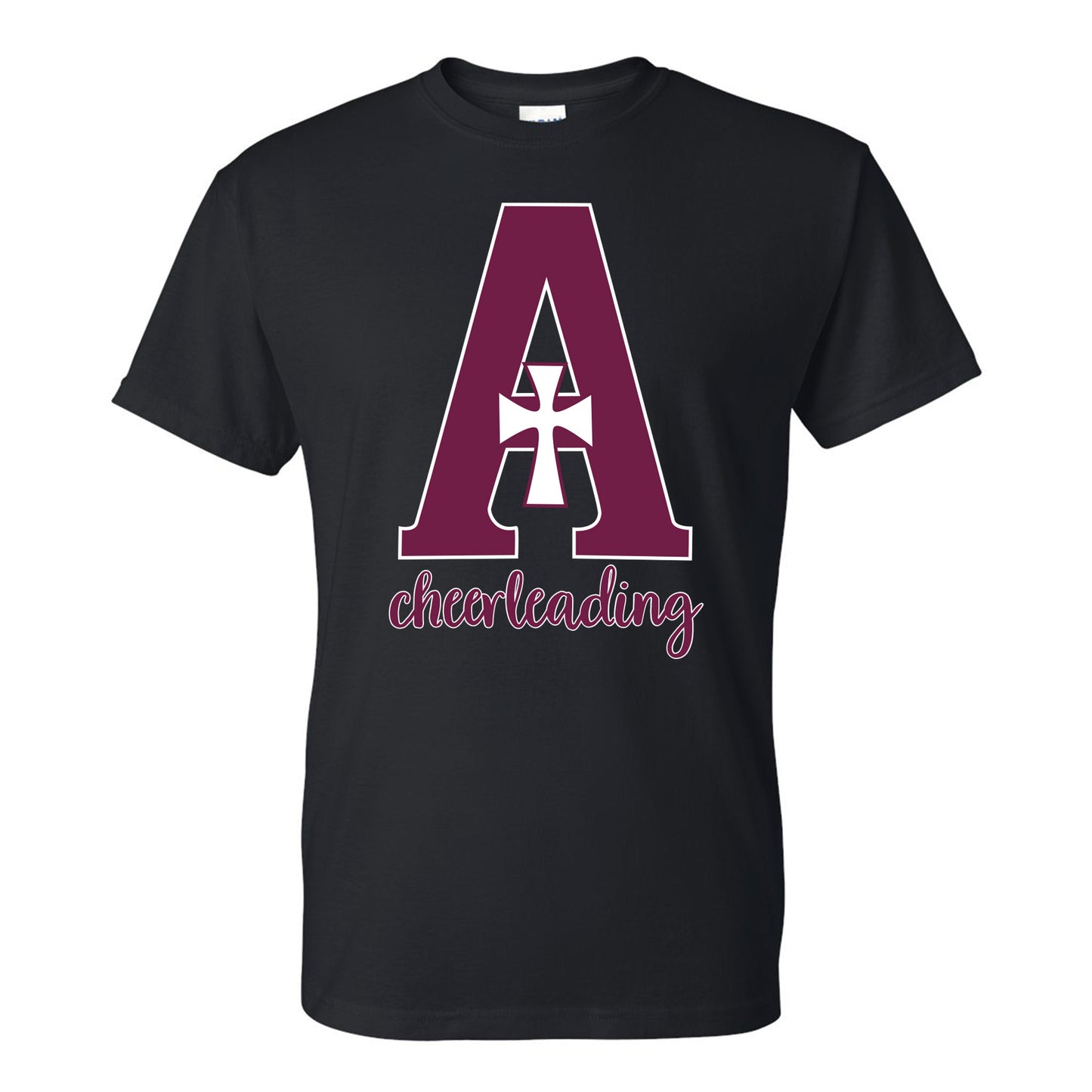 Cheerleading Spirit Wear - Black t-shirt