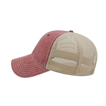 Hat - Mesh Back Trucker - Maroon - AHS