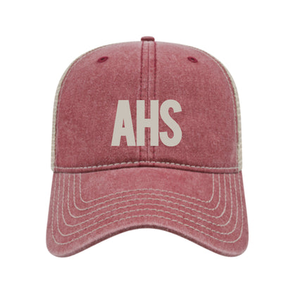 Hat - Mesh Back Trucker - Maroon - AHS