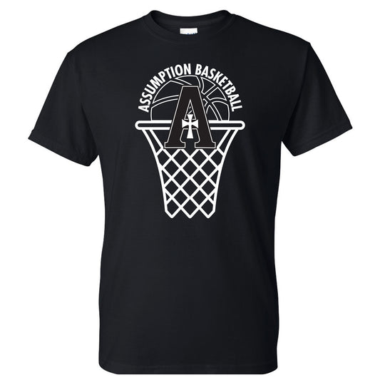 Basketball Spirit Wear Cotton T-shirt (Three Colors)