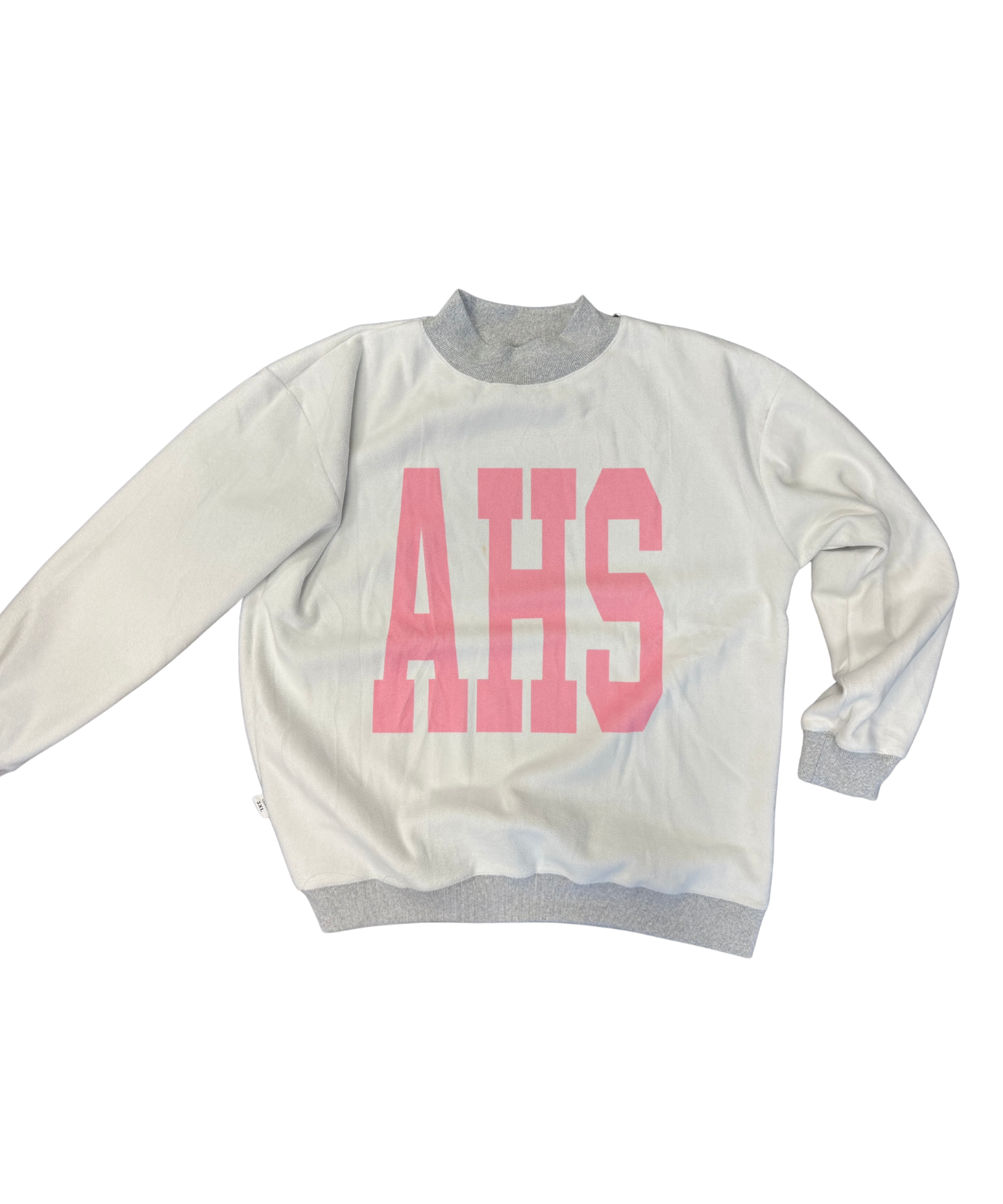 Mock Neck - Reversible Sweatshirt - Gray - Pink AHS