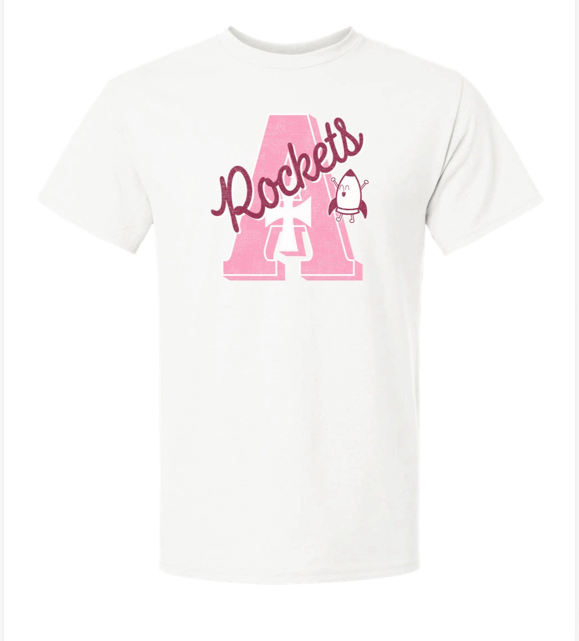 T-shirt White A Rockets Roxie
