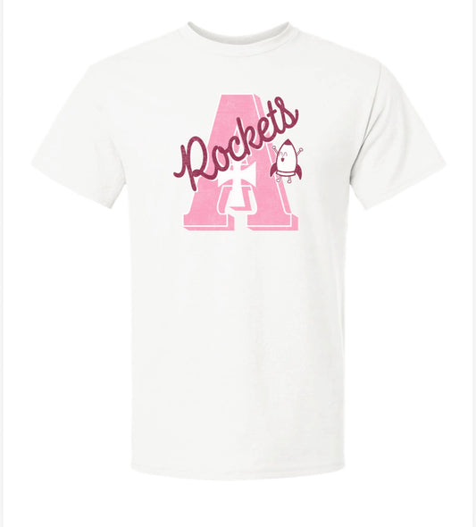 T-shirt White A Rockets Roxie