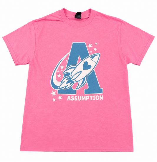 T-shirt Pink A Rocket