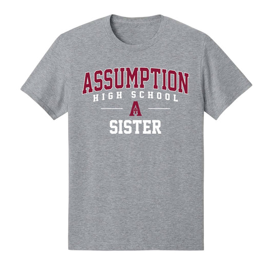 Sister Family Members T-shirt, Grey