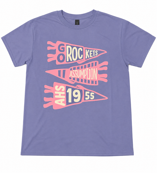 T-shirt Purple AHS Pennants