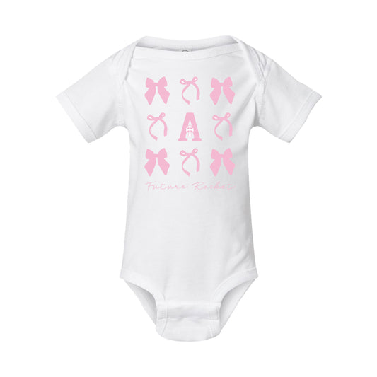 Onesie - White - Coquette Bows Future Rocket