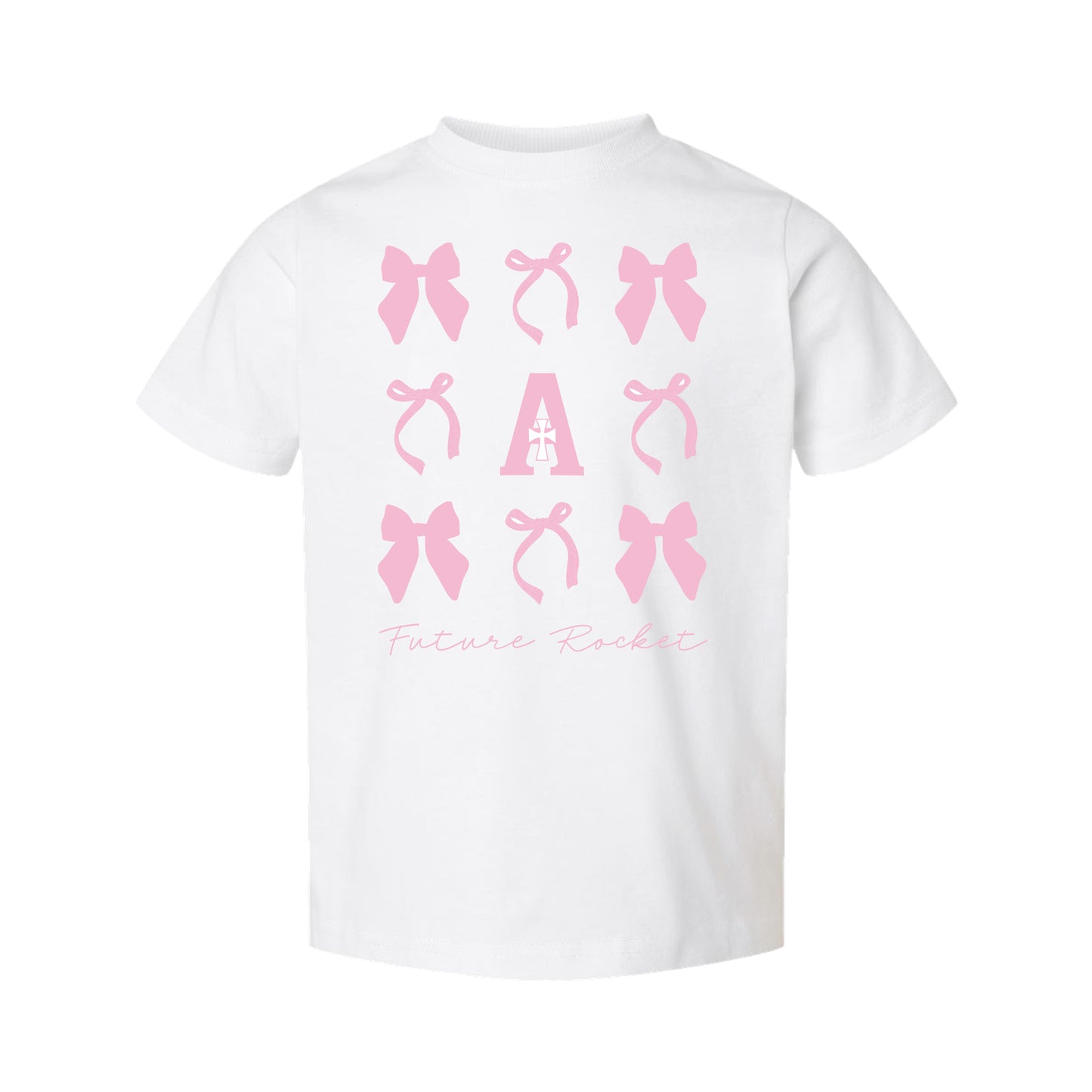 T-shirt - White - Toddler - Coquette Bows Future Rocket