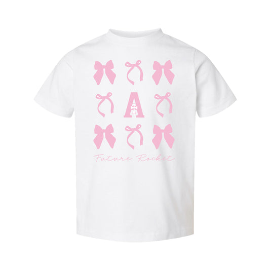 T-shirt - White - Toddler - Coquette Bows Future Rocket