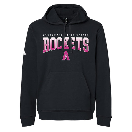 Sweatshirt - Adidas Hoodie - Black - Ombre AHS Rockets