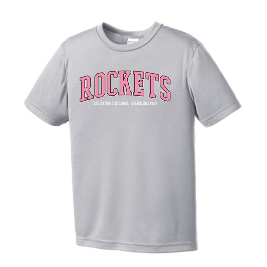 T-shirt - Grey - Pink Rockets
