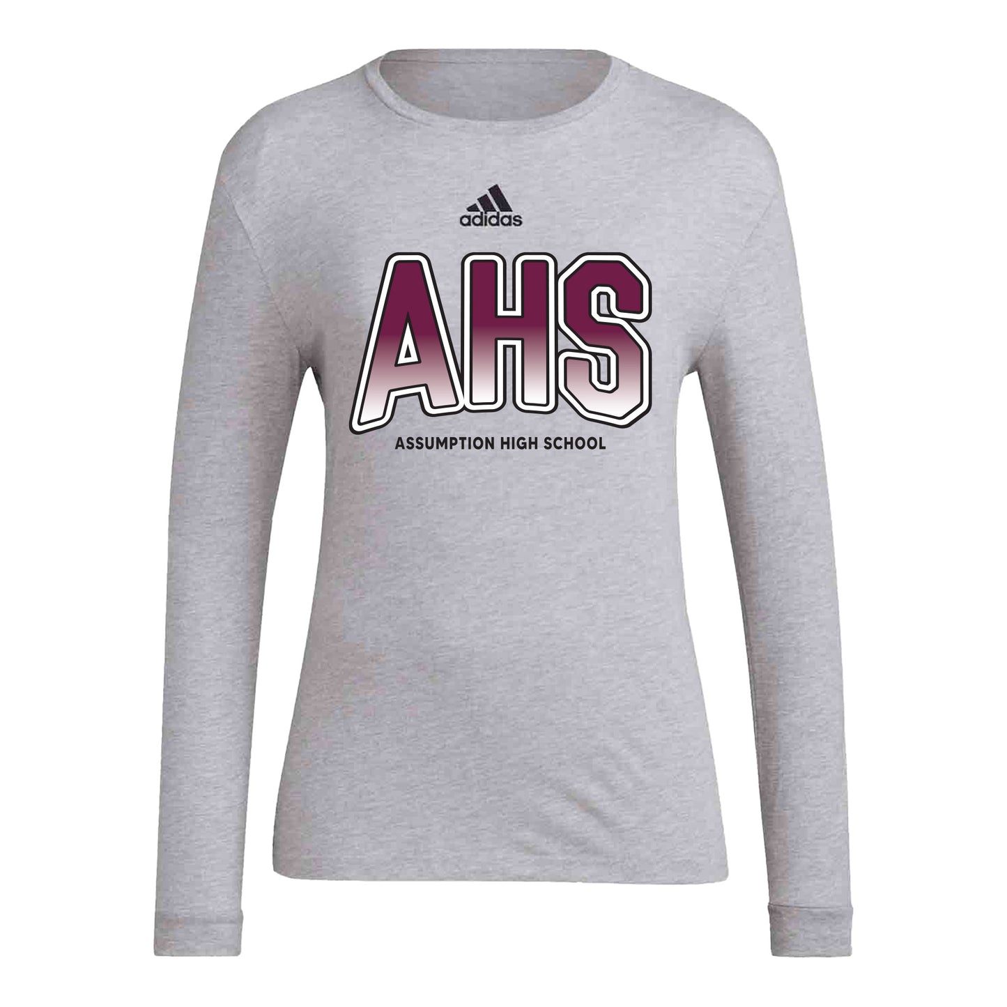 T-shirt - Grey - Adidas L/S Dry Fit - AHS