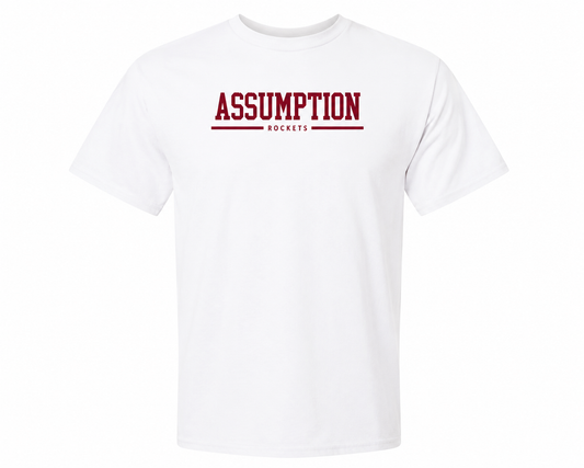 T-shirt White Assumption