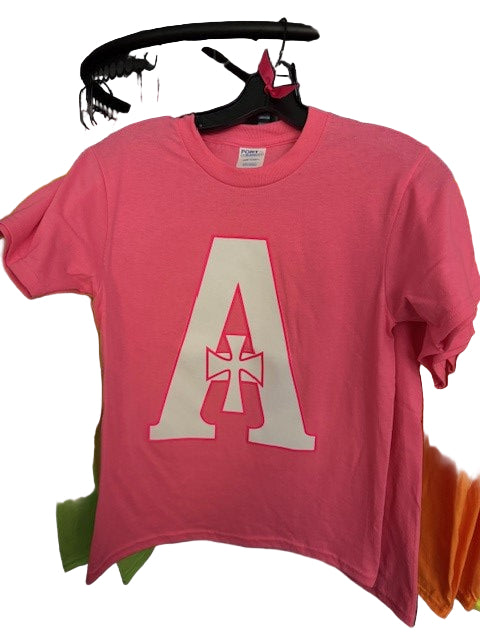 T-Shirt - Neon w/A - Variety of colors