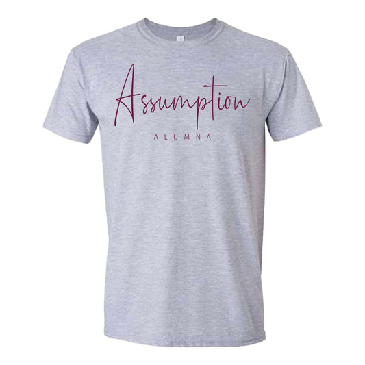 T-shirt - Grey - Assumption Alumna