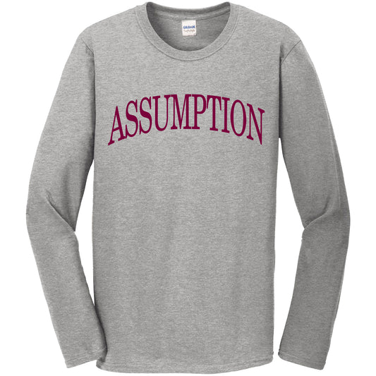 T-Shirt - Long Sleeve - Grey - Assumption Classic