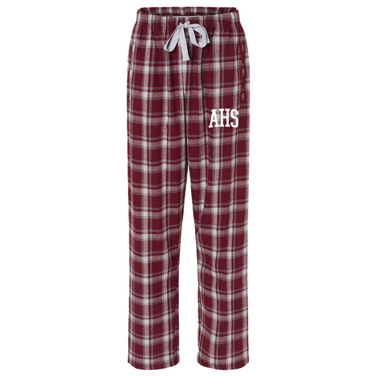 Pajama Pants - Maroon Plaid - AHS