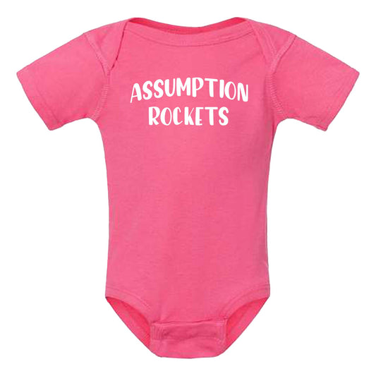 Onesie - Pink - Assumption Rockets
