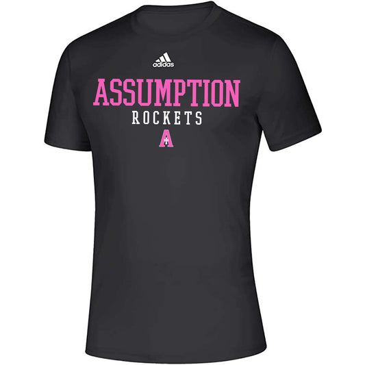 T-shirt - Black - Adidas Dry Fit - Assumption Rockets (Pink)