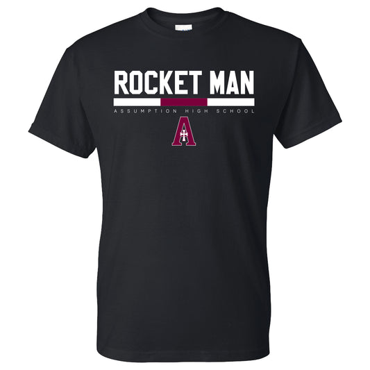 T-Shirt - Black - AHS Rocket Man